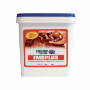 EMOPLUS favorisce la produzione di globuli rossi e assicura la corretta attività del sistema locomotorio, nervoso ed immunitario dei cavalli.